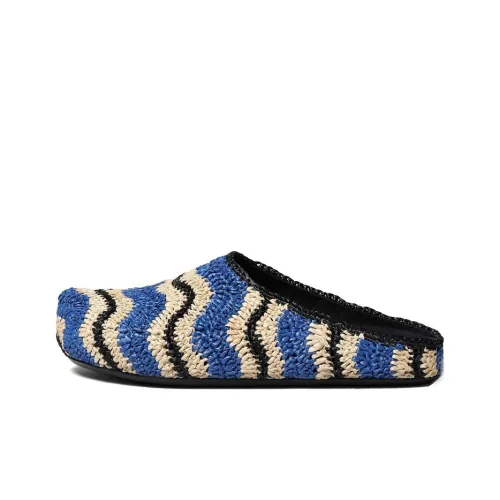 NO VACANCY INN x MARNI Быстросохнущие Домашние тапочки Мужские Синий Черный