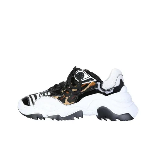 N°21 Низкий Топ Спортивная Повседневная Обувь Женская Черная Коричневая