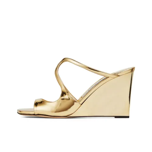 Jimmy Choo Anise Слипоны Женские Золотые