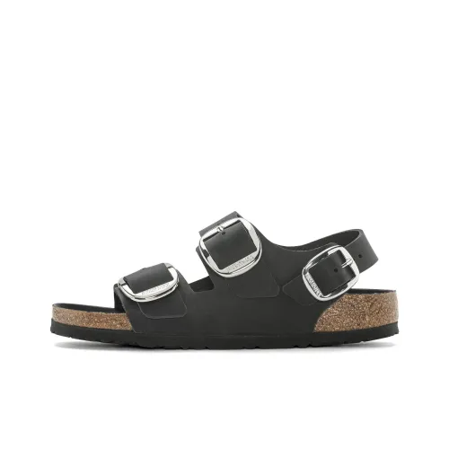 Birkenstock Milano Big Buckle Стильные Сандалии Женские Черные