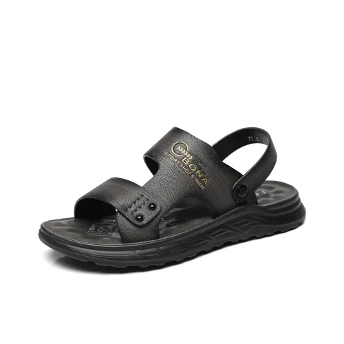 ZUWUDONG Пляжные сандалии Мужские Черные