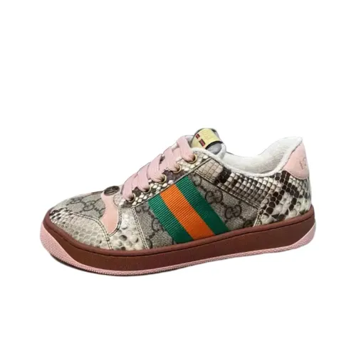 GUCCI Screener Стильные Скейтбординги Женские Серый Розовый