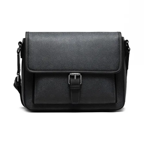 HLA Коровья кожа с синтетической кожей сумка через плечо сумка на плечо рюкзак стандартный мужской черный