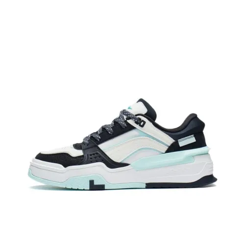 LINING Canchun Low Топ Спортивная Повседневная Обувь Женская Черный Белый Синий