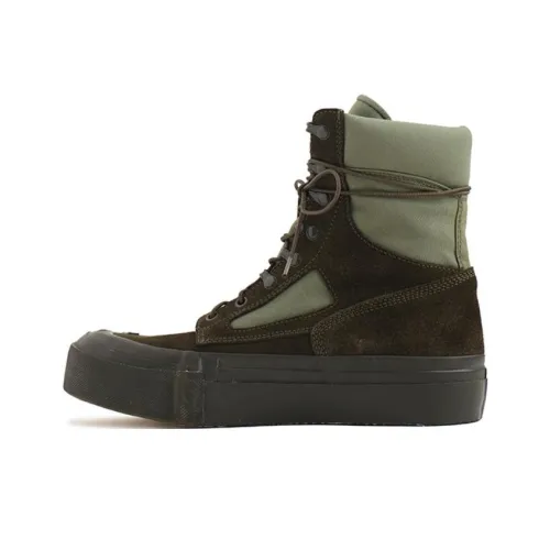 Visvim MID Топ Стильный Скейтбординг Мужской Оливковый