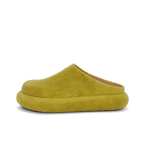 JW Anderson Резиновая подошва Тихий Домашние тапочки Женские Рыжевато-коричневый