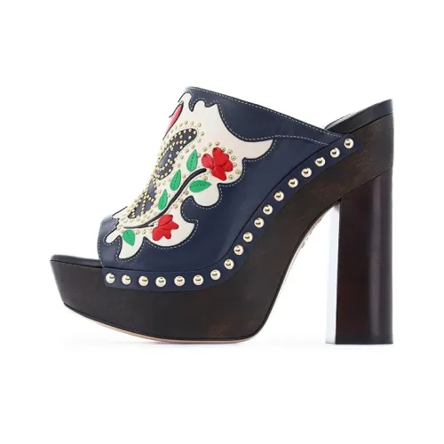 SOPHIA WEBSTER Слипоны 14 см Женские Синий Черный