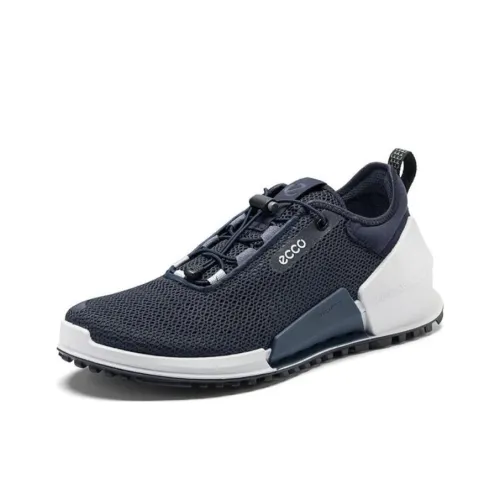 Ecco Striding 2,0 Series Амортизация Износостойкий Низкий Топ Casual Мужской Полночный Синий