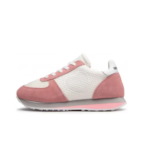 MOSCHINO Спортивная повседневная обувь Женская Розовая Белая