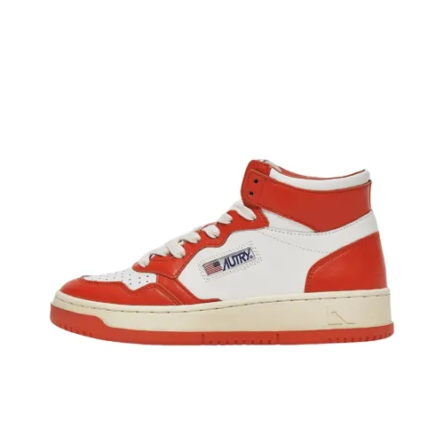 AUTRY Высокие Топы Стильные Скейтбординг Мужские Оранжево-Красные
