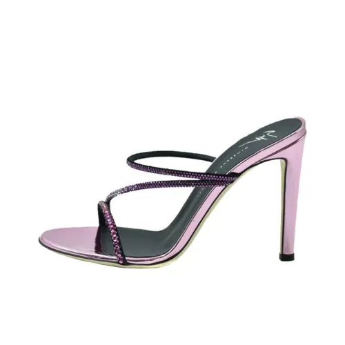 Giuseppe Zanotti GZ Слипоны Женские Фиолетово-розовые