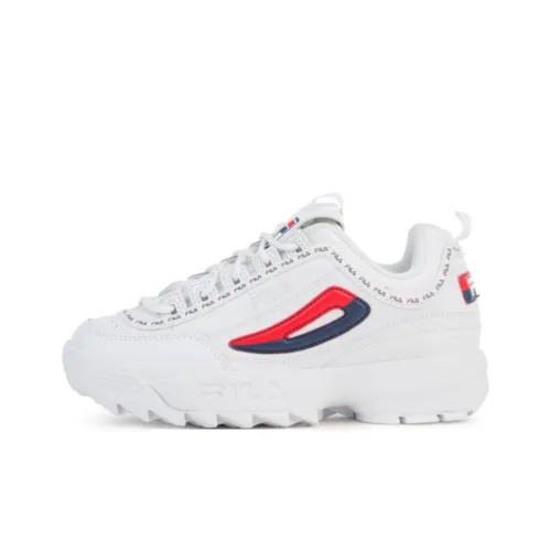 FILA Disruptor 2 Low Топ Повседневная обувь Женская Белая Красная