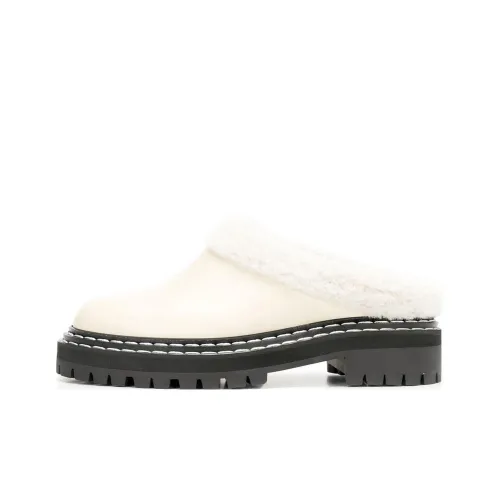 PROENZA SCHOULER Резиновая подошва Домашние тапочки Женские Бежевый