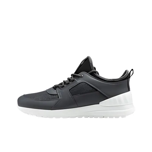 Ecco Низкий Топ Casual Мужской Магнитно-Серый