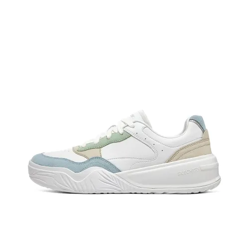 Skechers Низкие Кроссовки для скейтбординга Женские Белые Синие