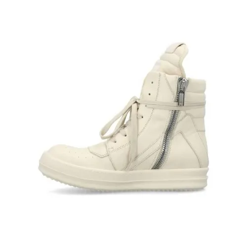RICK OWENS Скейтборд Кроссовки Высокие Белые Женские