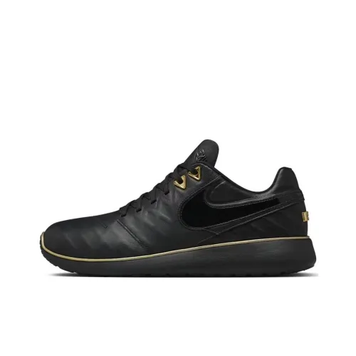 Nike Slip-Resistant Low Top Marathon Беговые кроссовки Мужской Черный