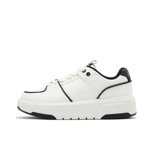 361° Противоскользящие устойчивые к истиранию низкие топовые скейтбордические кроссовки Женские Белые