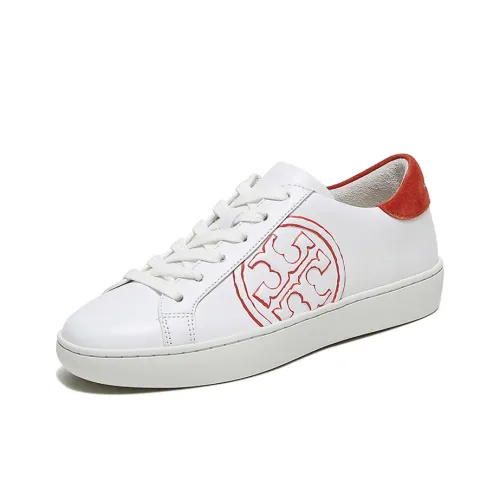 TORY BURCH Низкие кроссовки для скейтбординга Женские Белые Красные