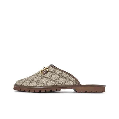GUCCI Домашние тапочки Мужские Коричневые