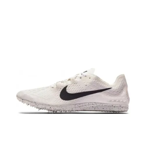 Nike Victory 3 Амортизирующие шоки противоскользящие устойчивые к истиранию низкий топ беговые кроссовки унисекс белый черный