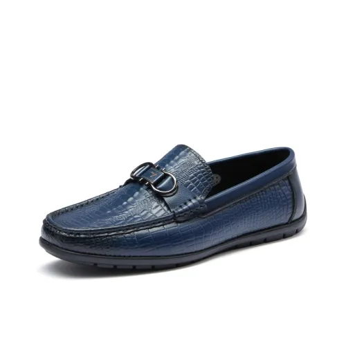 SEVEN Мужские повседневные туфли Low Top Blue Men's