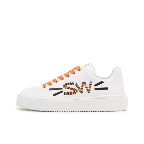 Stuart Weitzman SW Low Топ Кроссовки для скейтбординга Женские Белые