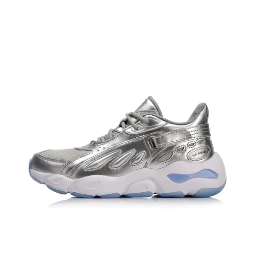 LiNing Shock Absorbers Slip-resistant Abrasion-resistant Low Top Footwear Women's LiNing Shock Absorbers Противоскользящие Устойчивые к истиранию Низкие Кроссовки Женские