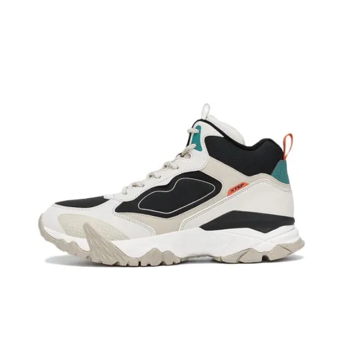 XTEP Вулканы Slip-resistant Abrasion-resistant Breathable Thermal MID Топ Спортивная повседневная обувь Мужская Черный Белый