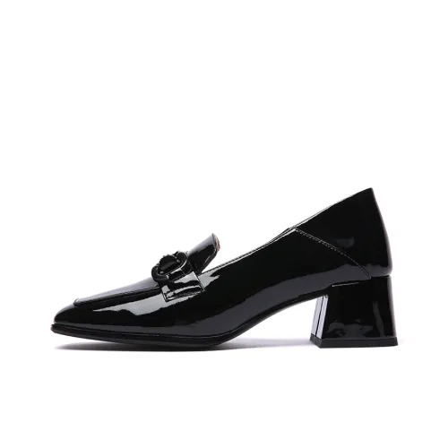 PACO GIL Лоферы Черные Женские