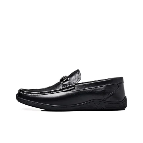 GZZ Driving Обувь Повседневная обувь Мужская Черная