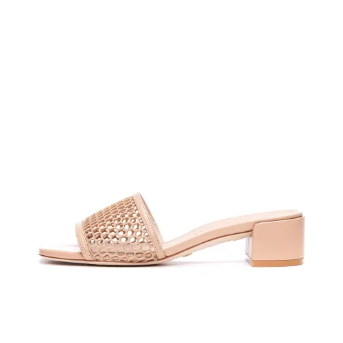 Stuart Weitzman SW Слипоны 3,5 см Женские Светлый Умбра