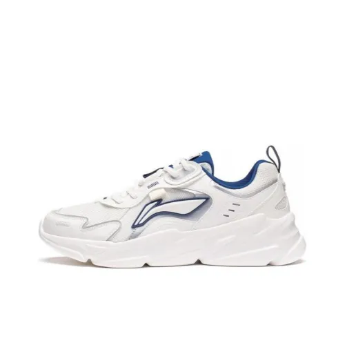 LINING Cloud Sea Противоскользящий Устойчивый к истиранию Низкий Топ Спортивная Повседневная Обувь Мужская Mist Белый Серебряный