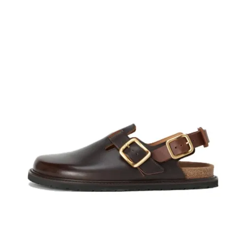 Hender Scheme Мужская повседневная обувь, низкий топ, коричневый, мужской