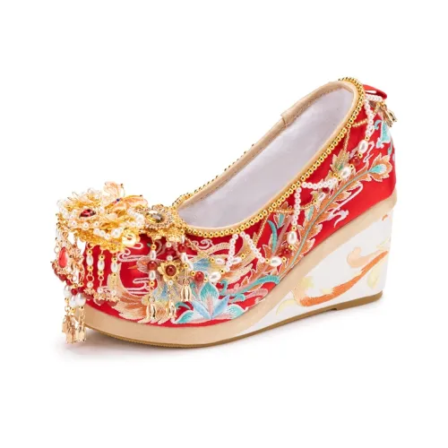 Dance Embroidery Casual Women's Red Dance Embroidery Повседневный Женский Красный