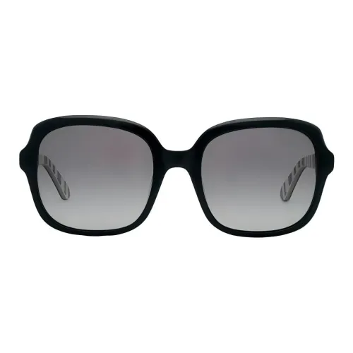 Kate Spade Пластик Квадратные Солнцезащитные очки Женские Черные