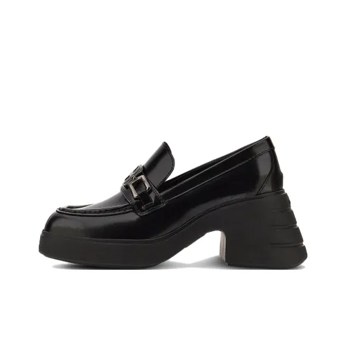 HOGAN H618 MID Низкий каблук Обувь Женская Черная