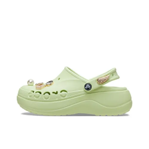 Crocs Сабо Серый Туманный зеленый Женские