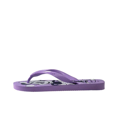 Disney x Havaianas Резиновая подошва Шлепанцы Женские Фиолетовый