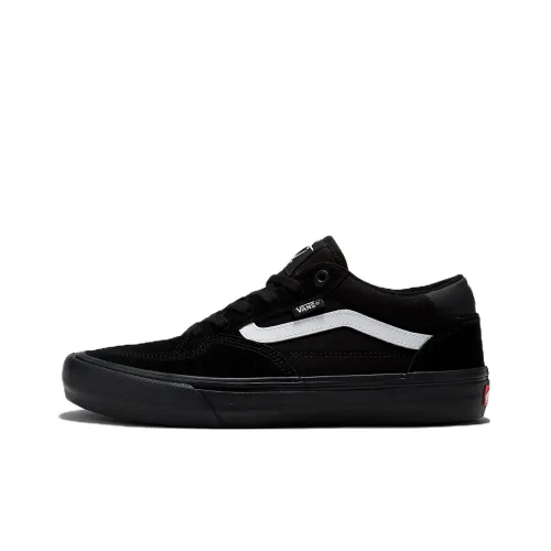 Vans Rowan Low Топ Скейтборд Кроссовки Унисекс Черный Белый