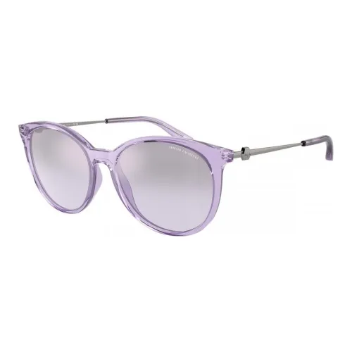 ARMANI EXCHANGEAE Металлический ацетат Кошачий глаз Солнцезащитные очки Женские Фиолетовый