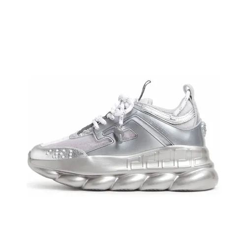 FANSIZHE Низкий топ Повседневная обувь Женская серебряная