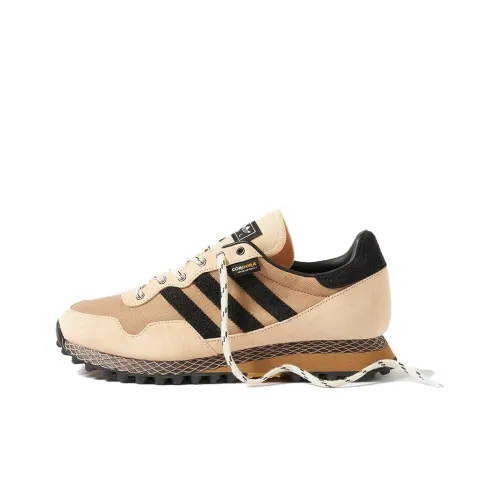 END. x adidas originals Slip Resistant Abrasion Resistant Low Топ Повседневная обувь Унисекс Экрю