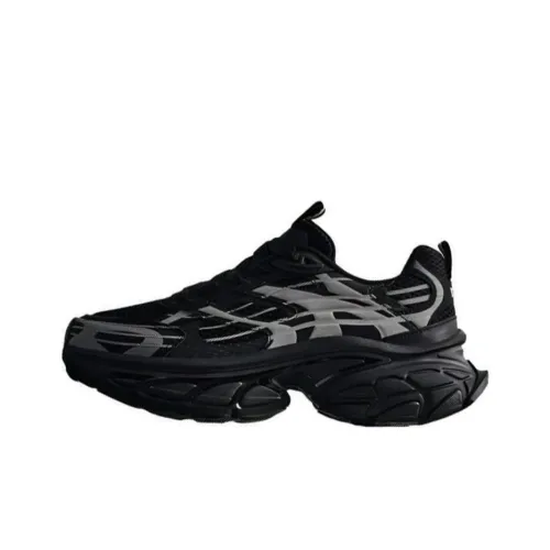 ANTA Противоскользящие Износостойкие Низкие Топ Кроссовки Мужские Черные