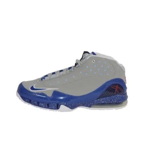 Nike Air Max Swingman Remi Амортизация Износостойкие Винтажные Баскетбольные Кроссовки Унисекс Серый Синий