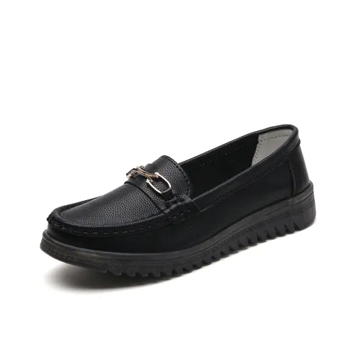 Reivanti Лоферы с резиновым подошвой Женские Черные