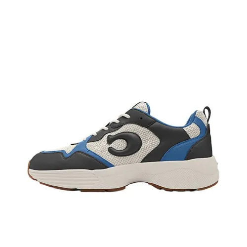 COACH Strider Low Топ Повседневная обувь Мужская Небесно-голубая