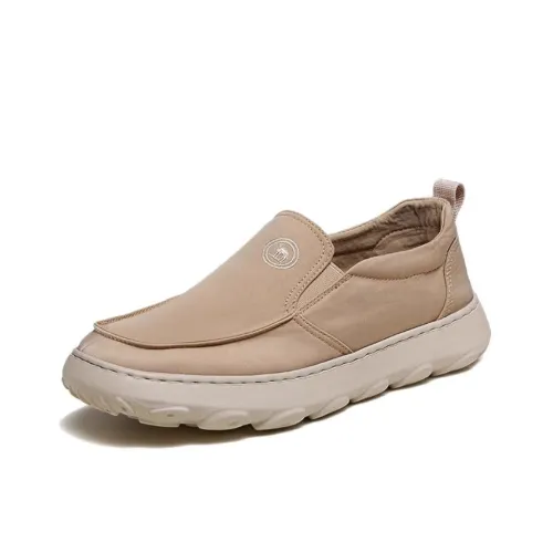 CAMEL Износостойкий Низкий Топ Повседневная Обувь Мужская Песочного цвета