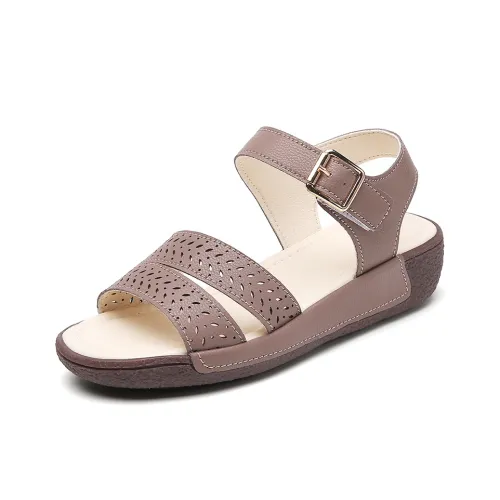 Reivanti One Ремень Сандалии 4CM Женские Камео Коричневый