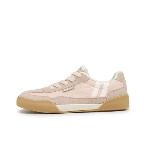 Warrior Low Top Canvas Shoes Pink White Women's